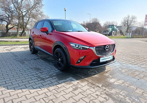 Mazda CX-3 cena 60900 przebieg: 80000, rok produkcji 2017 z Słupca małe 379